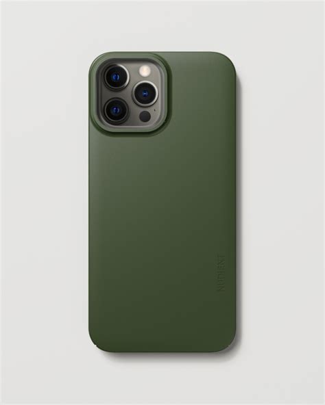 Thin, green case for iPhone 13 Pro Max | Nudient