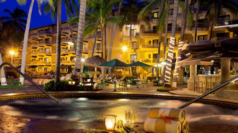 Villa Del Palmar Puerto Vallarta - Pool at Night - Puerto Vallarta, Banderas Bay and Sayulita