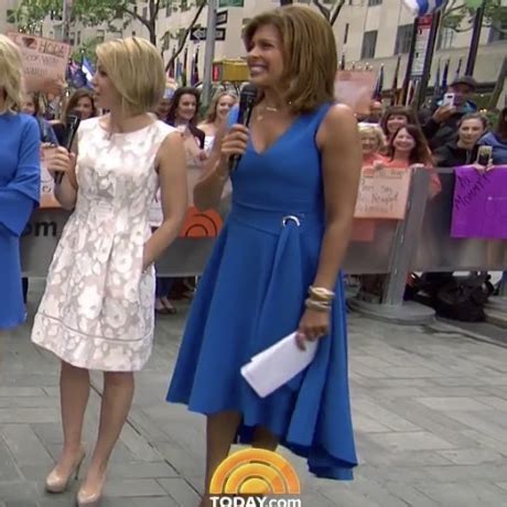 Hoda Kotb's Blue Dress | Big Blonde Hair