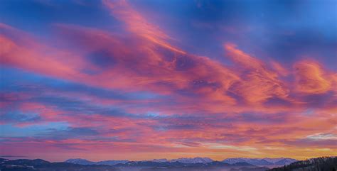 Photo of Mountains During Sunset · Free Stock Photo