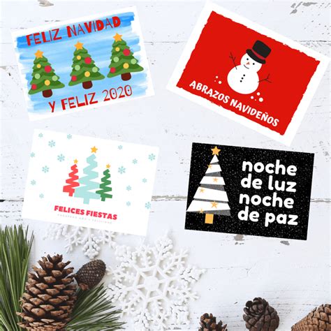 Christmas Cards In Spanish Printable - Printable Word Searches