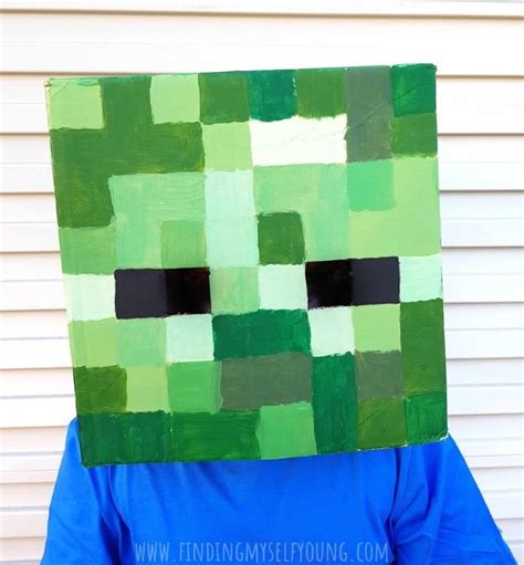 DIY Zack Zombie Minecraft Costume | Finding Myself Young