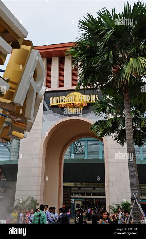 Universal studios on Sentosa island, Singapore Stock Photo - Alamy