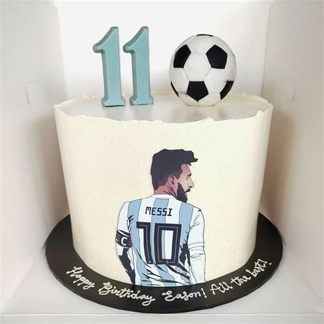 Messi Cake | Football birthday cake, Birthday cake kids, Soccer cake