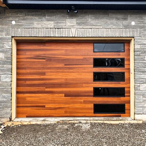 Planks in 'Cedar' // Realistic Faux Wood Garage Doors by C.H.I ...