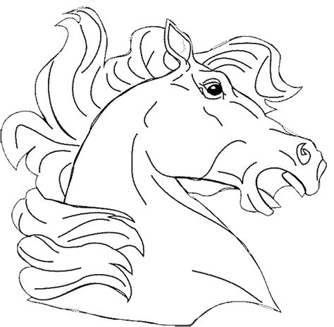 Horse Head Coloring Pages To Print at GetDrawings | Free download