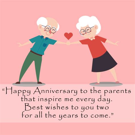 66 Sweetest Happy Anniversary Wishes For Parents: Quotes, Messages and ...