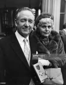 British writer James Herriot with his wife at Buckingham Palace after... | James herriot ...