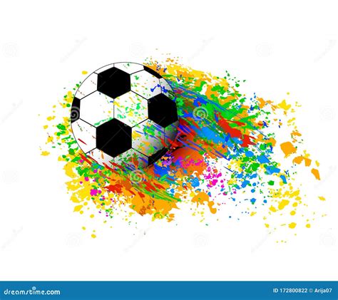 Soccer Background Cartoon Vector | CartoonDealer.com #17463905