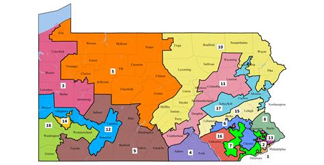 The House seats in Pennsylvania that could flip under the new map