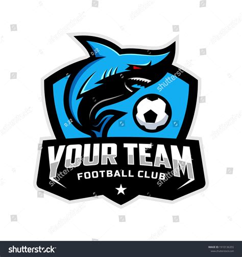 Shark Mascot Football Team Logo School Stock Vector (Royalty Free) 1910136355 | Shutterstock