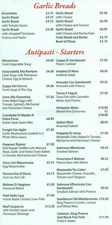 Puccini Menu, Menu for Puccini, Swinton, Manchester - Zomato UK