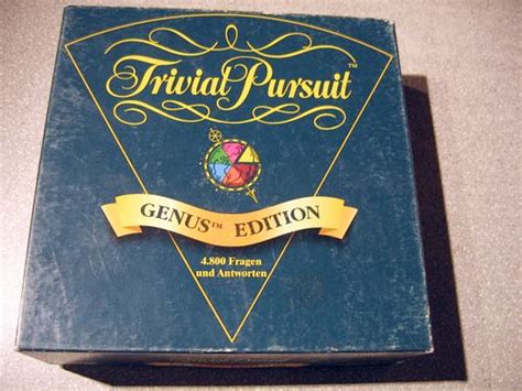 Trivial Pursuit: Genus (2) Edition (German) Board Game | BoardGames.com ...