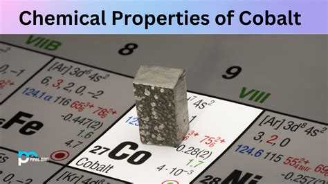 Chemical Properties of Cobalt - ThePipingMart Blog