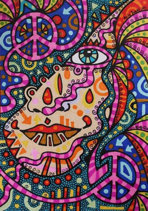 423 best ☮ Psychedelic Art ☮ images on Pinterest | Hippie art ...