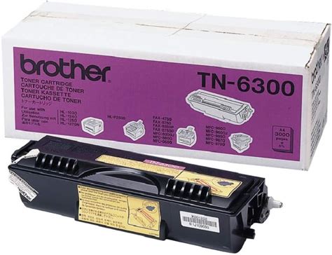 Brother TN-6300 Toner Cartridge, Black, Single Pack, Standard Yield, Includes 1 x Toner ...