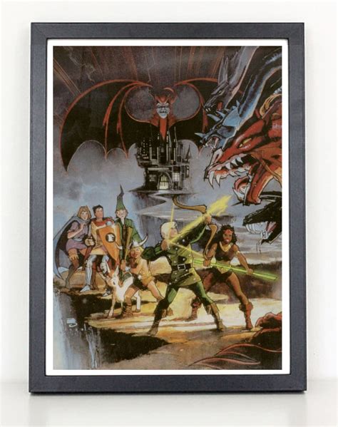 Dungeons and Dragons poster print | Etsy