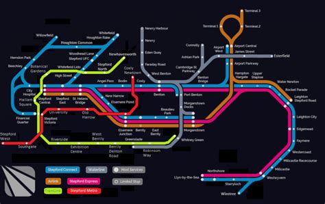 I made a full SCR map with all of the routes. Hope you like it ...