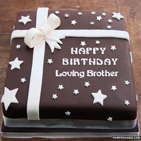 Happy Birthday loving brother Cake Images