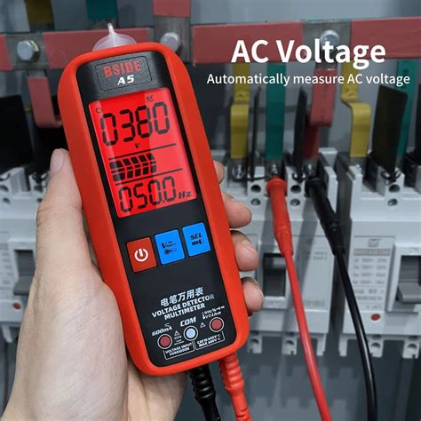 ♀Digital Smart Multimeter BSIDE A5 Profesional AC DC Current Tester VFC NCV Live Wire Capacitor ...