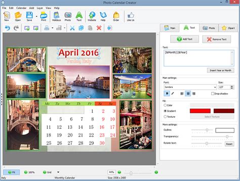 Photo Calendar Creator Software Free Download - Viki Giustina