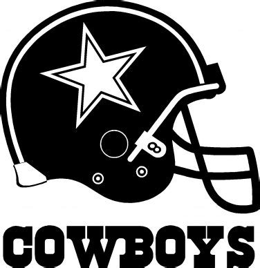 DALLAS COWBOYS HELMET VINYL DECAL STICKER 6" TALL