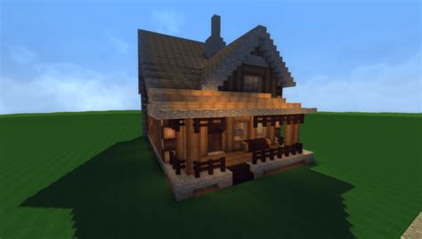 Simple Log Cabin Minecraft Map