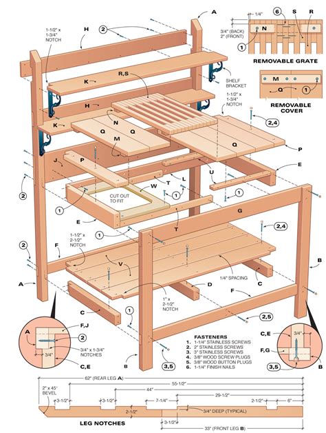 Woodworking Plans and Simple Project: Ideas Wood free potting bench ...