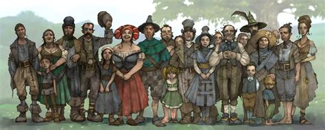 Fable 2 - villagers | Concept art characters, Game concept art, Concept art