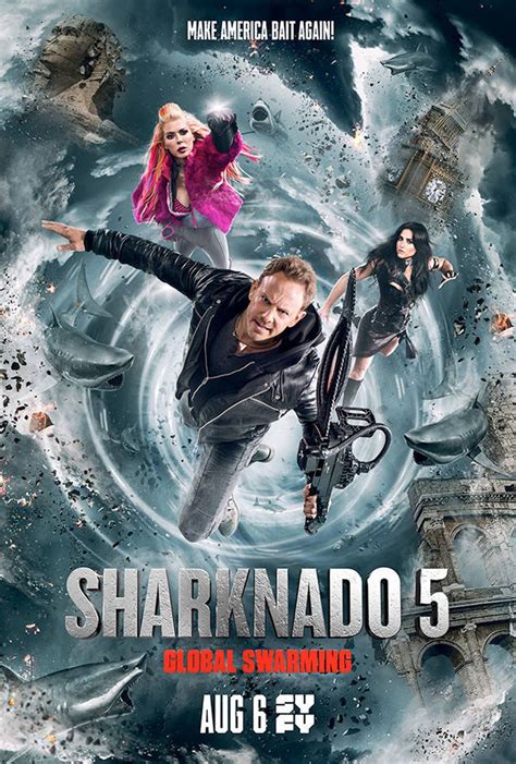 SHARKNADO 5: GLOBAL SWARMING (2017) Reviews and overview - MOVIES and MANIA
