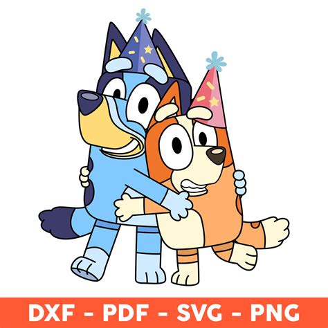 Bluey Buddy Silhouettes Svg Bluey Birthday Svg Bluey | Porn Sex Picture