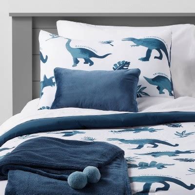 4pc Twin Dinosaur Value Multi-piece Kids' Bedding Set Watercolor Blue ...