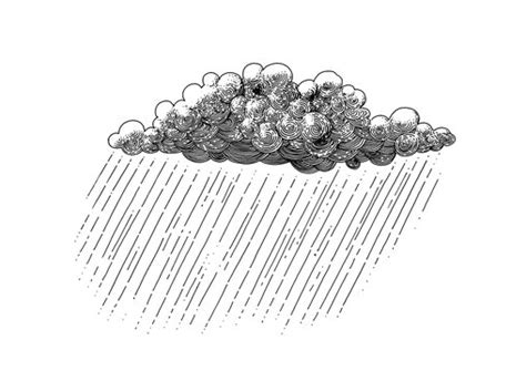 Rain Cloud Drawing