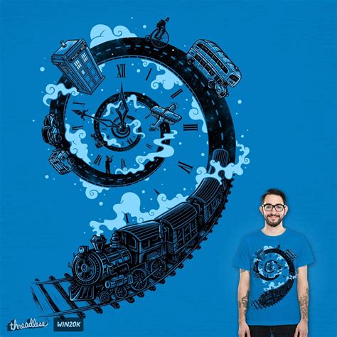 Time Travel on Threadless Time Travel Art, Travel Art Print, The Dark ...