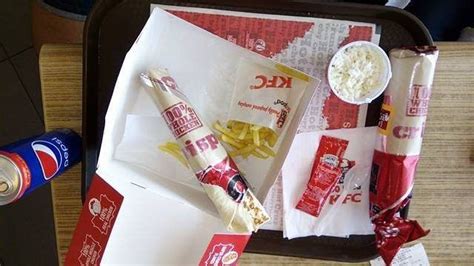 KFC menu in #Egypt is too #small and #expensive. Much more than in #Europe. It was my #first and ...