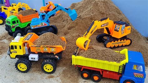 Construction Vehicles Excavator Dump Truck Road Roller Cars Toys for Children | #Construction ...