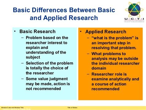 😎 What is the difference between basic research and applied research ...