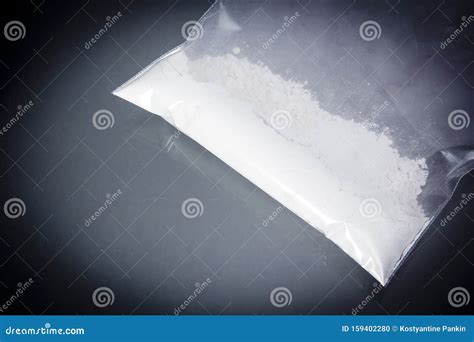 Cocaine Drug in Resealable Bag Stock Photo - Image of narcotic, addictive: 159402280