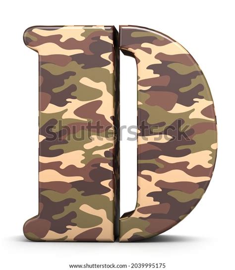 Military Stencil Alphabet Isolated On White Stock Illustration ...