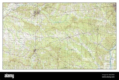 Tuskegee, Alabama, map 1981, 1:100000, United States of America by Timeless Maps, data U.S ...