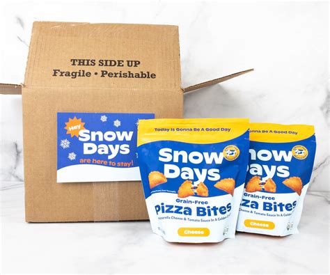 Snow Days Pizza Bites Subscription Box Review + Coupon! - Hello ...