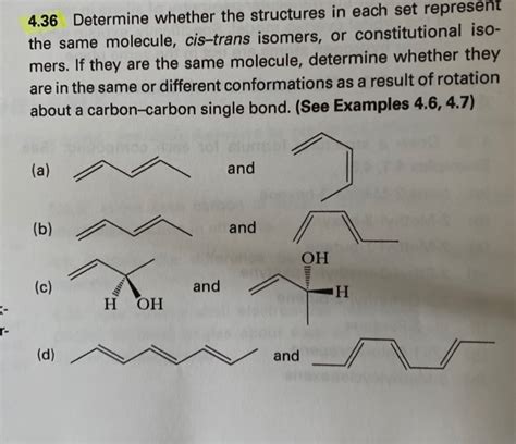 Solved 4.22 Which of these alkenes show cis-trans isomerism? | Chegg.com