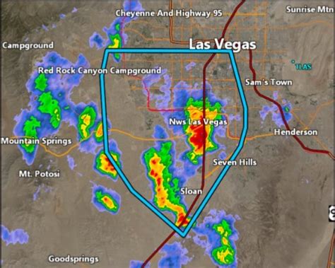 NWS issues flood advisory for Las Vegas valley Sunday