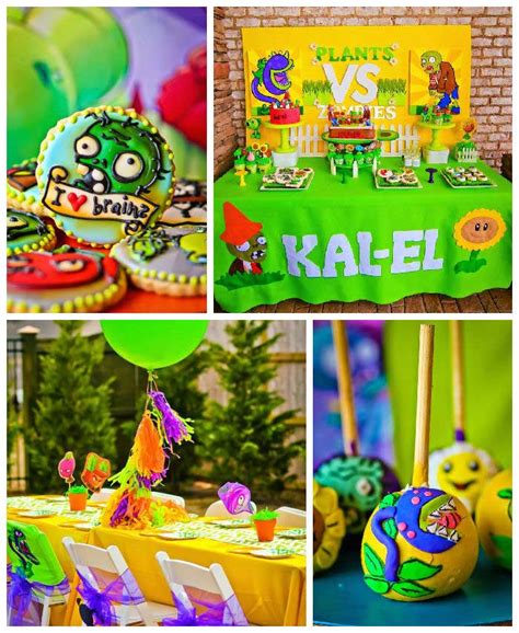 Kara's Party Ideas » Plants vs Zombies themed birthday party via Kara’s Party Ideas ...