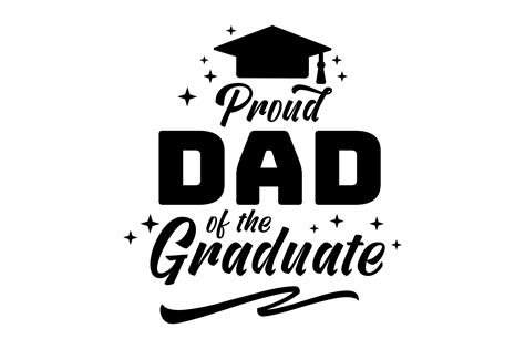 Proud Dad of the Graduate Design Graphic by Smart Crafter · Creative Fabrica