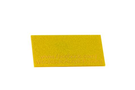 Gold Single Sided Glitter Acrylic Sheet – Wholesale Acrylic Panels