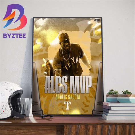 Adolis Garcia is 2023 ALCS MVP Wall Decor Poster Canvas - Byztee