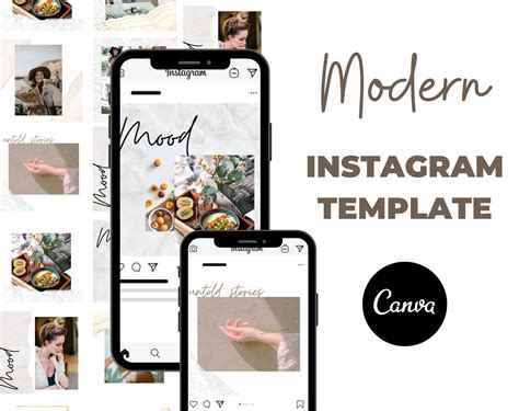 Canva Modern Blogger Template Instagram Canva Template Story - Etsy ...