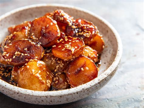 These Salty-Sweet Soy-Glazed Potatoes Are Korean Banchan Perfection | Recipe | Recipes, Food ...