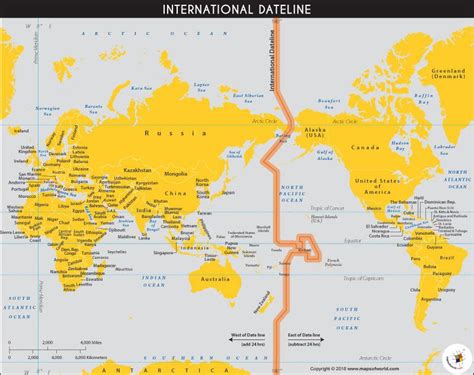 World Map International Date Line | Kinderzimmer 2018